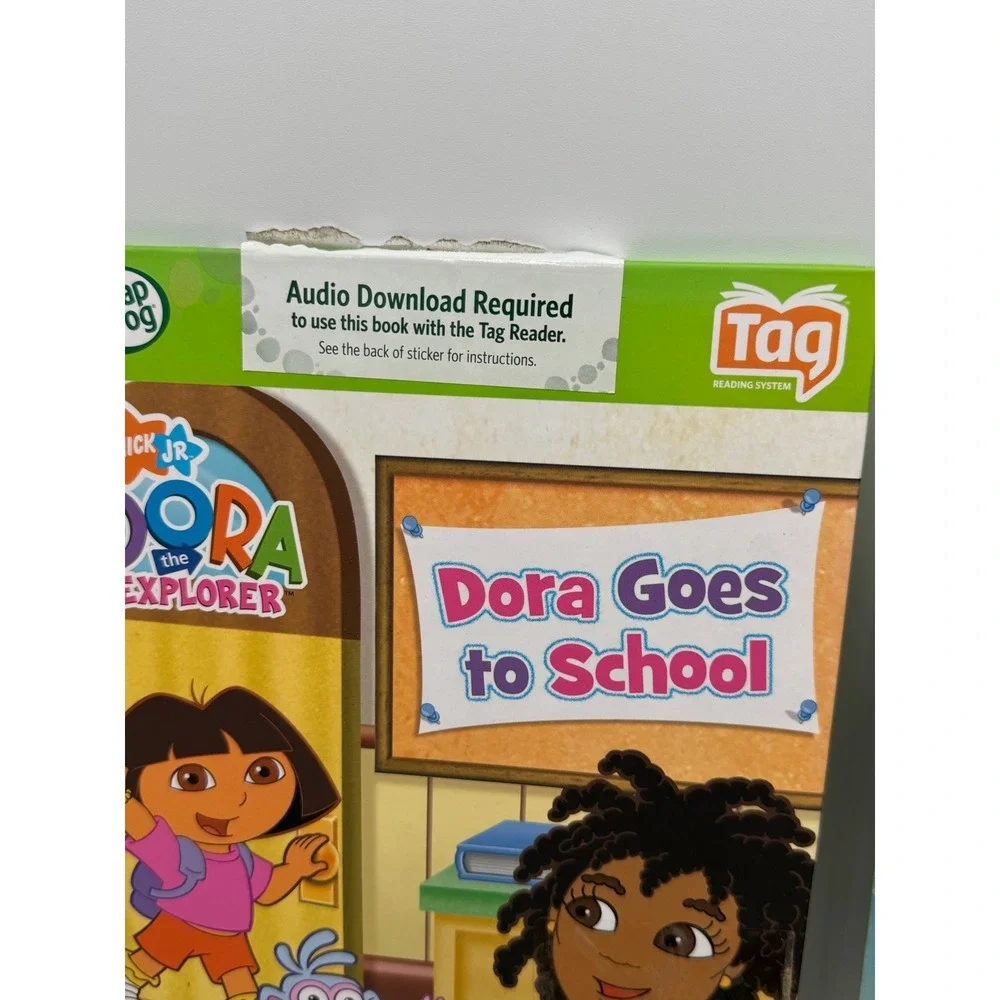 LeapFrog Tag Reading System Book Lot Disney SpongeBob Dora Kung Fu Panda 7 Books